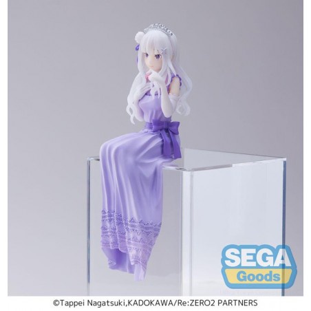 Mô hình nhân vật Emilia Dressed-Up Party Perching Ver Re:ZERO Lost in Memories PM Prize Figure - SEGA