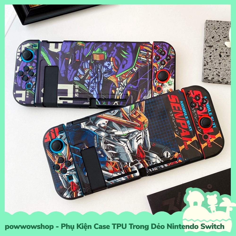 [Sẵn VN - Hỏa Tốc] Phụ Kiện Case Ốp TPU Dẻo Cho Máy Game Cầm Tay Nintendo Switch Super Robot Wars