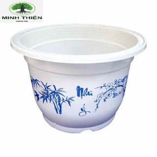 Chậu chuyên cho cây hoa cảnh - Chậu nhựa tròn trồng hoa,cây cảnh 28cm*19cm hàng đẹp