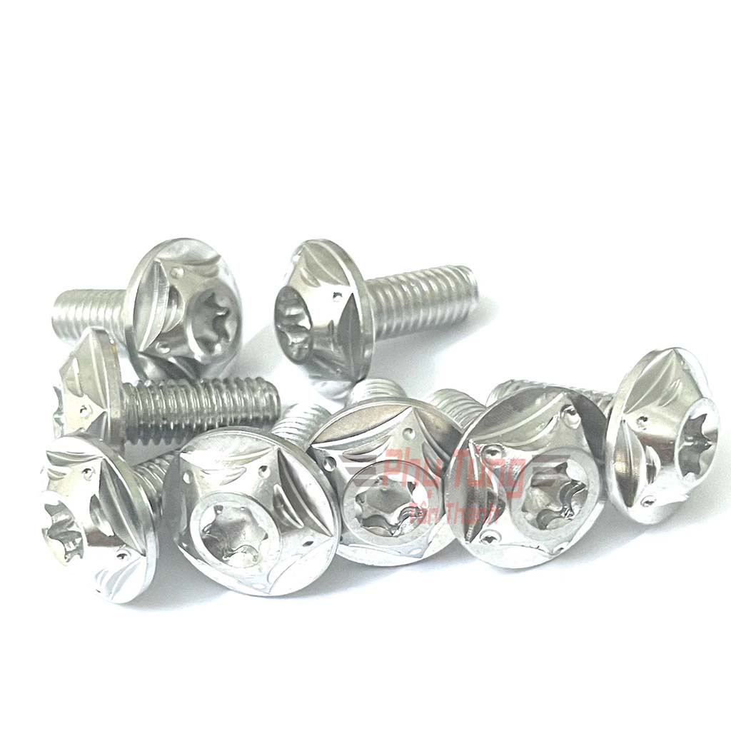 Ốc Salaya 6li15 Dù Gắng Dàn Áo, Ốp Pô Chụp Pô, Thông Dụng Nhiều Dòng Xe-PTTT