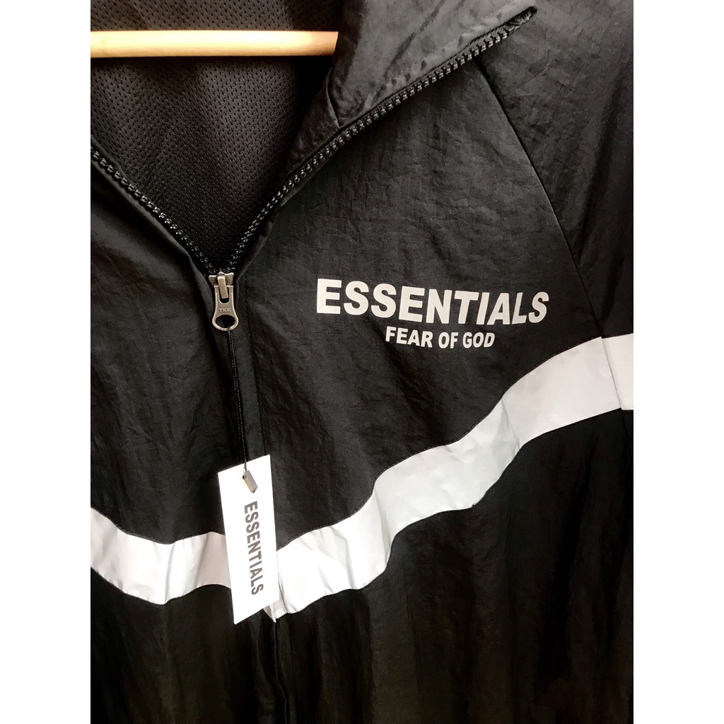 🔥 Jacket FEAR OF GOD ESSENTIAL  - áo khoác dù Essentials FOG Phản Quang Phát Sáng Cực Đẹp