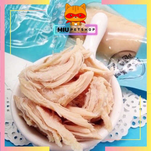 Ức gà hấp cho mèo Masti, Ức gà hấp ăn liền cho mèo Petsnack - Túi 40gr
