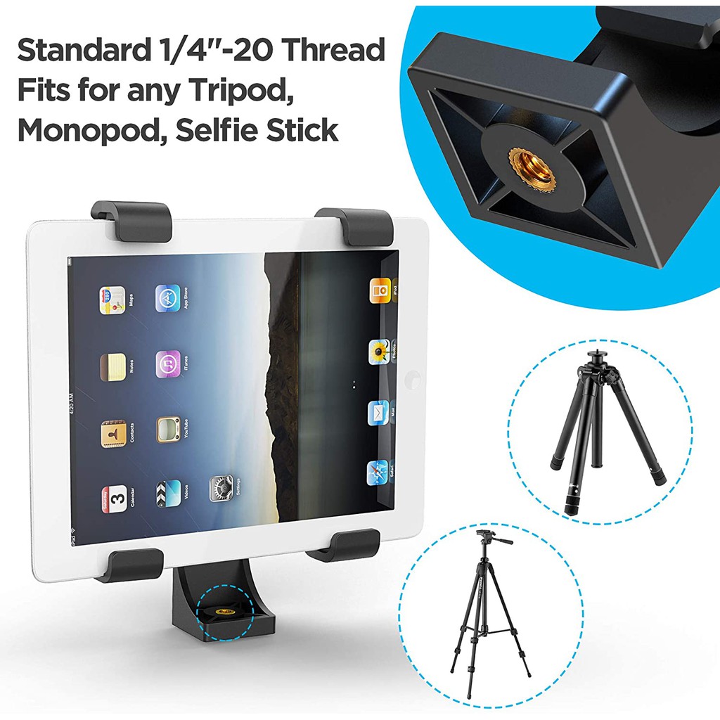 Đầu kẹp gắn IPAD - MÁY TÍNH BẢNG vào TRIPOD