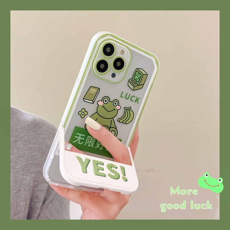 Ốp Điện Thoại Kèm Giá Đỡ Họa Tiết Hoạt Hình Cho iphone14 13Promax / 12Pro / 11 / xsmax / 6 / 7 / 8 / Plus