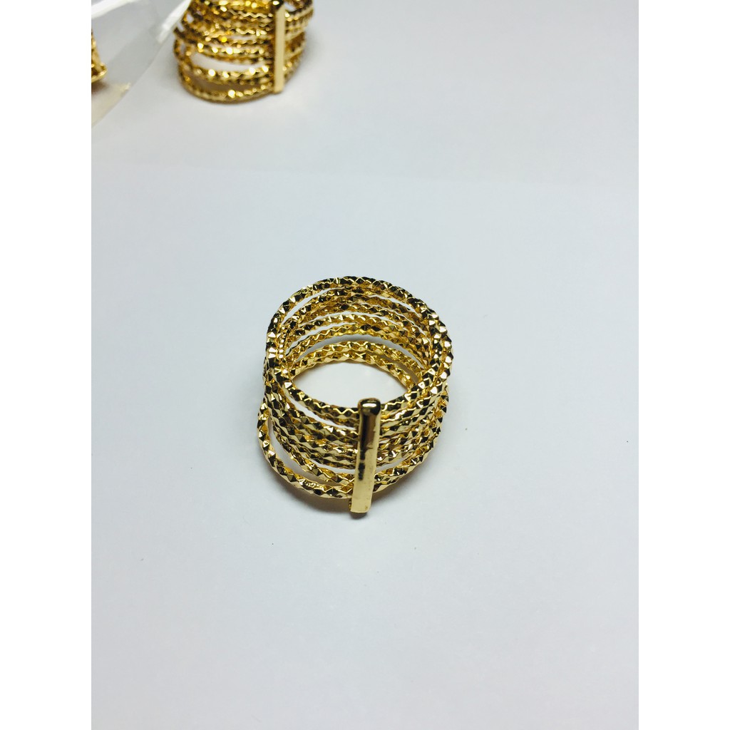 Bộ nhẫn ximen mạ vàng