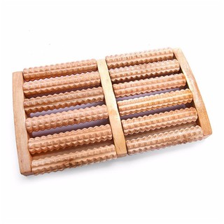 Bàn Lăn Massage Chân Bằng Gỗ