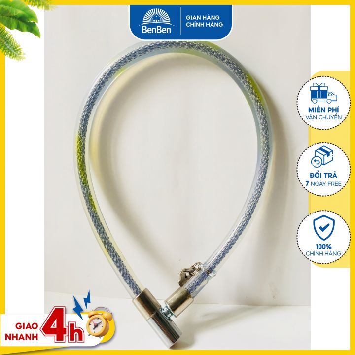 KHOÁ XE, KHOÁ CỔNG DÙNG CHÌA - DÂY DÀI 80CM