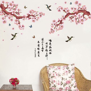 Decal dán tường Cành hoa đào   - Tết 16
