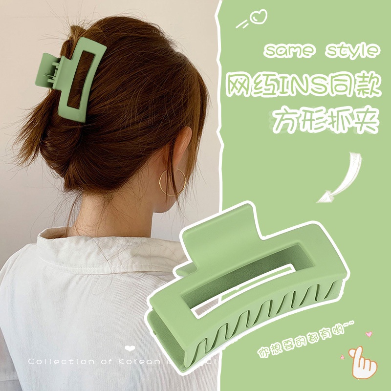 Kẹp Tóc Hình Cá Mập Mặt Nhám Thời Trang Mùa Thu 2022 Cho Nữ