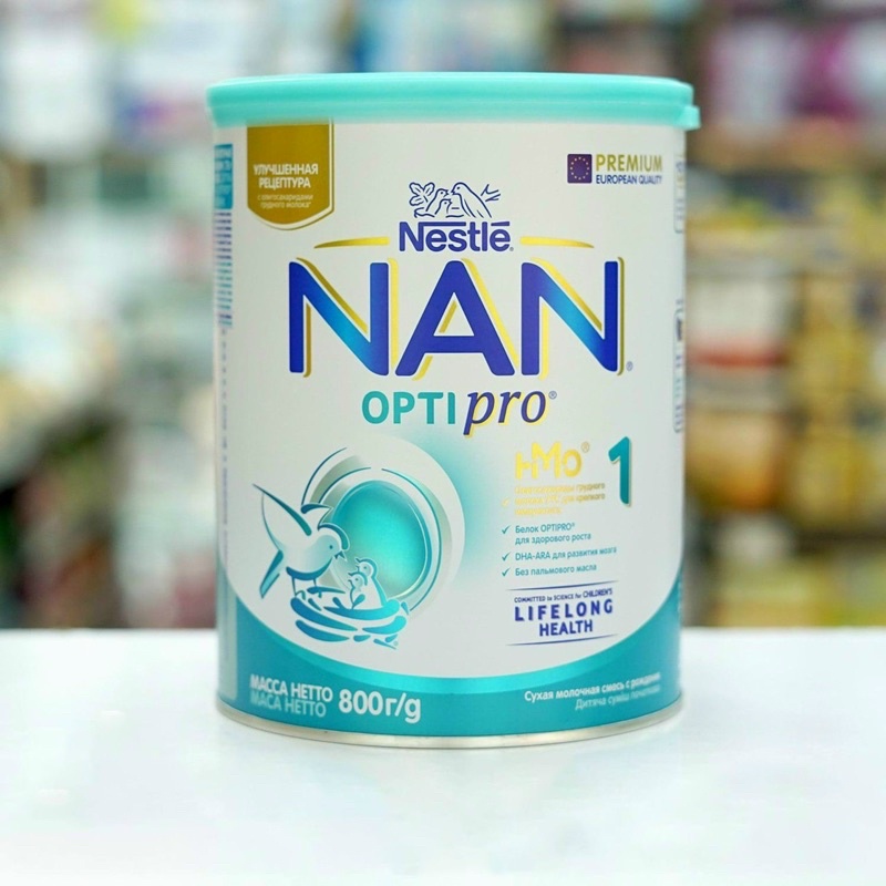 [Mẫu Mới ]Sữa NAN NGA 800gr đủ số 1,2,3,4 (date 2023)