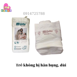 Tã/Bỉm Dán Mijuku Cao Cấp Nhật Bản Size S/M/L 50,100 miếng