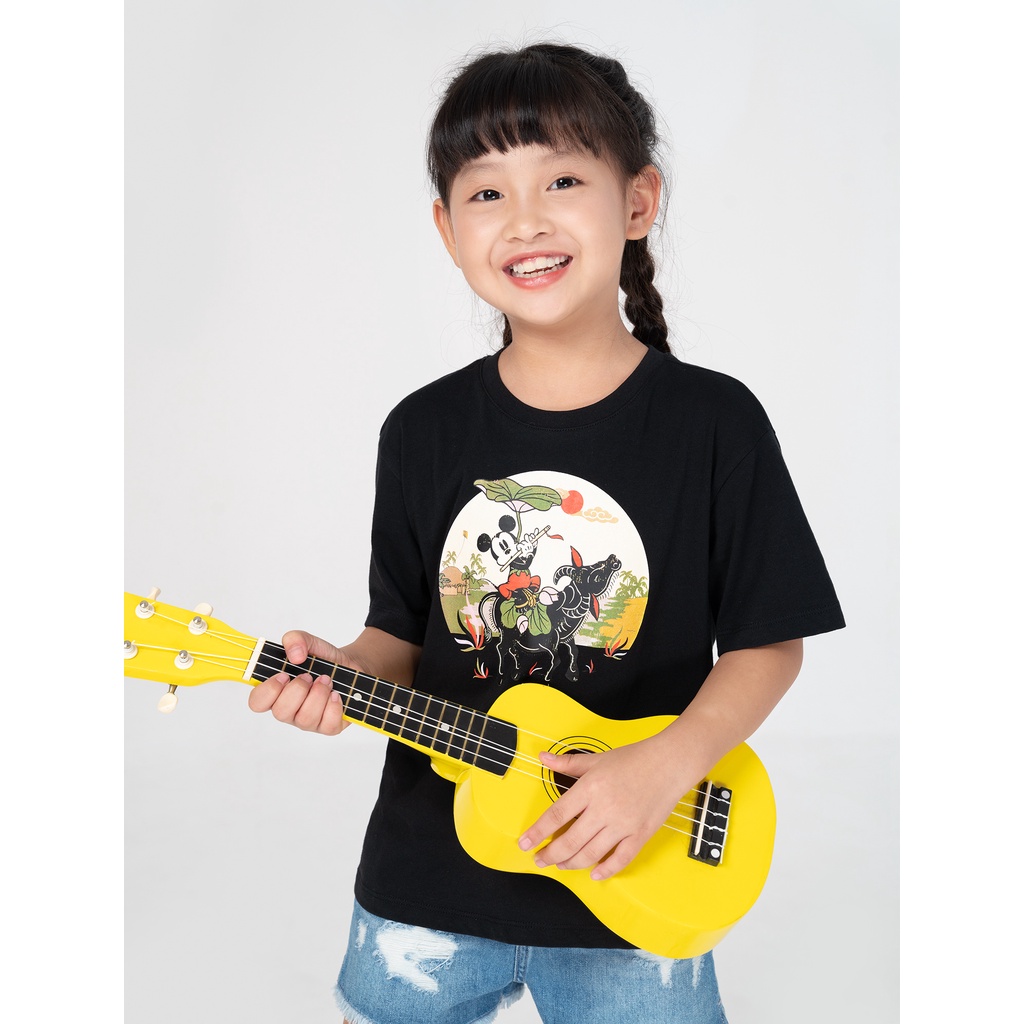 Áo phông trẻ em unisex in hình Mickey thời trang CANIFA - 3TS21S002