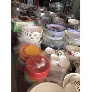 Đĩa Sứ Trắng Cao Cấp Size 6-7-8