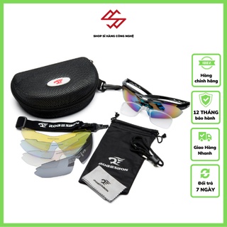 Kính râm phân cực thể thao cho nam - nữ 5in1 ( Có riêng gọng kính cho người cận - viện )