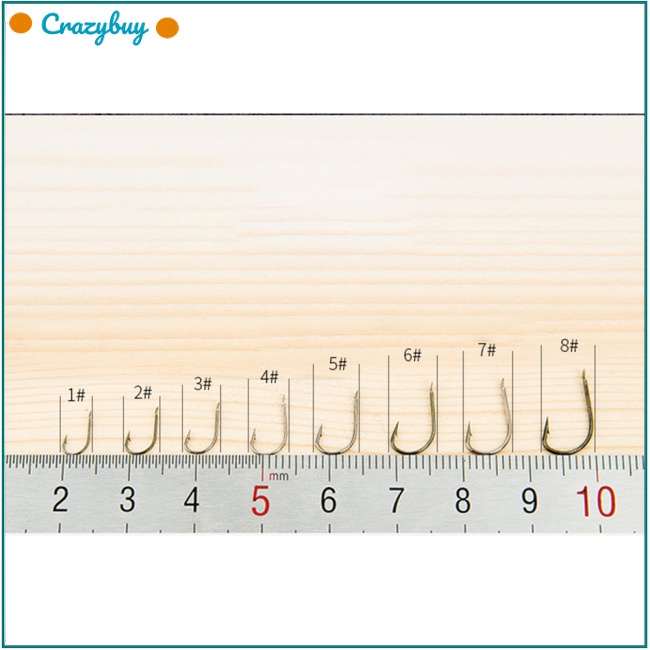 Set 11 Lưỡi Câu Cá Bằng Thép Các Bon Chuyên Dụng