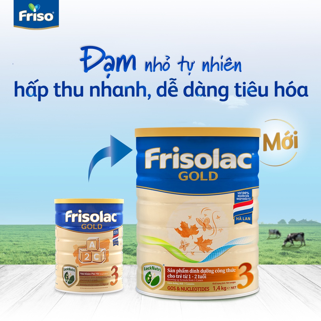 Sữa Bột Frisolac Gold 3 1400g