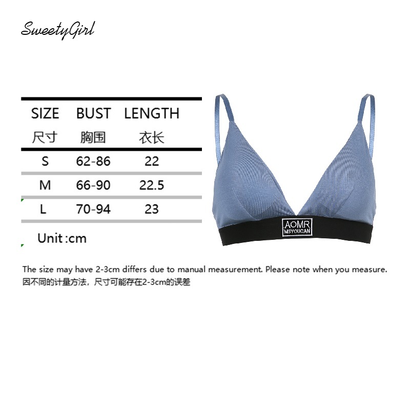 Áo lót/Quần lót thể thao thêu chữ thời trang thích hợp cho nữ