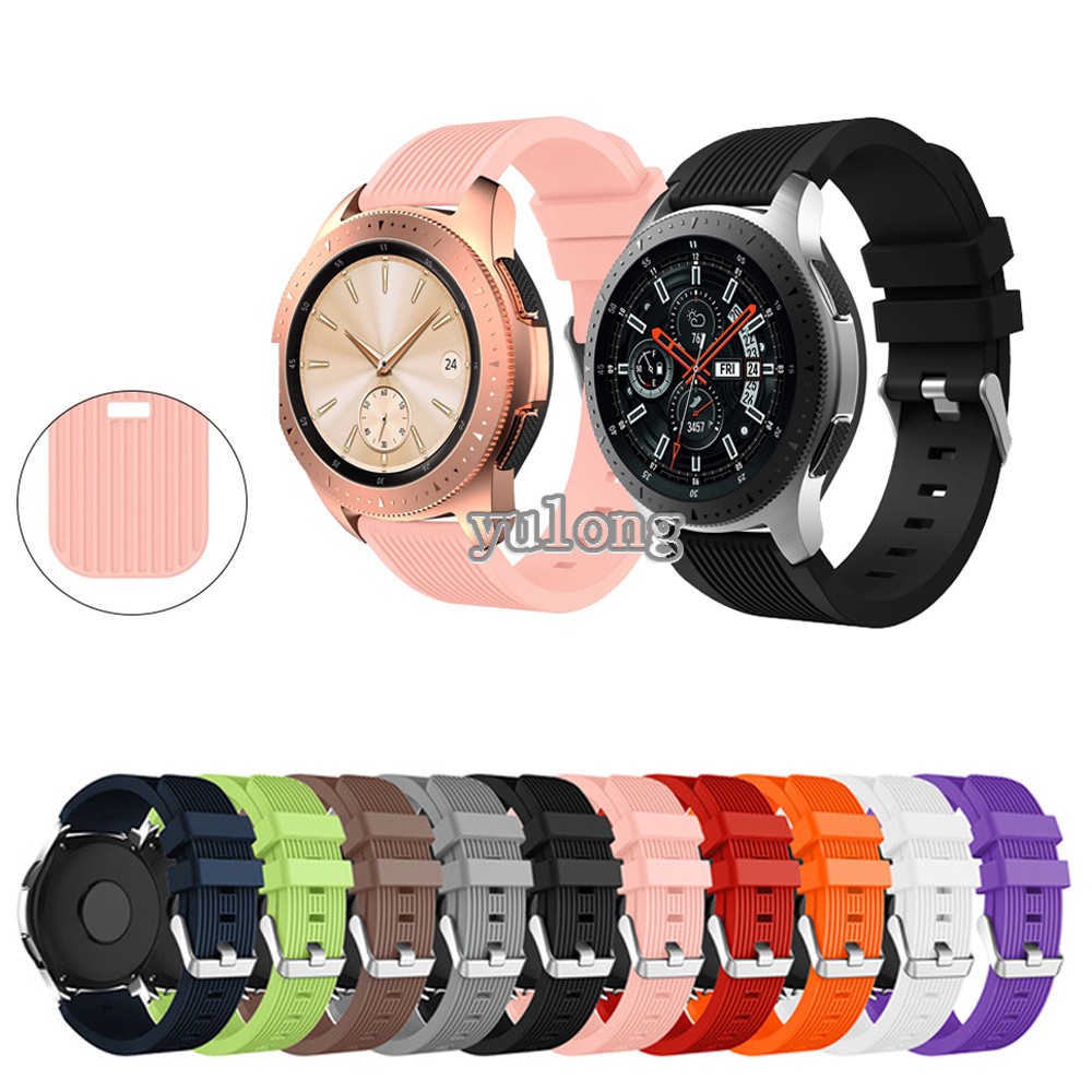 Dây đeo silicon cho đồng hồ thông minh Samsung Galaxy Watch 42mm 46mm