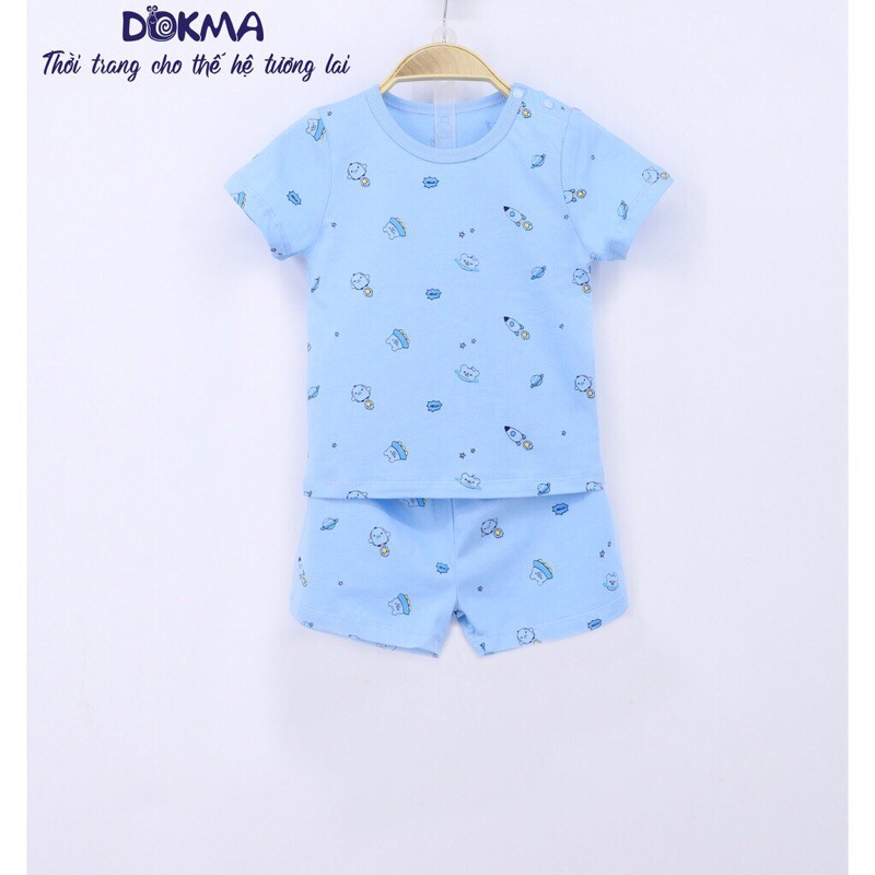 [DA413-DQ412] Bộ cộc Dokma cài vai cho bé trai/bé gái (9-24M)