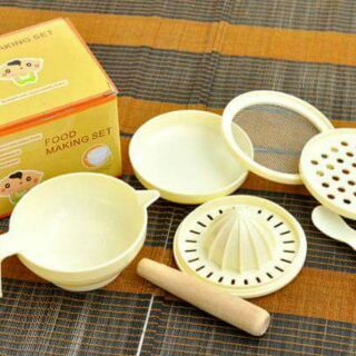 Bộ chế biến thức ăn dặm kiểu Nhật
