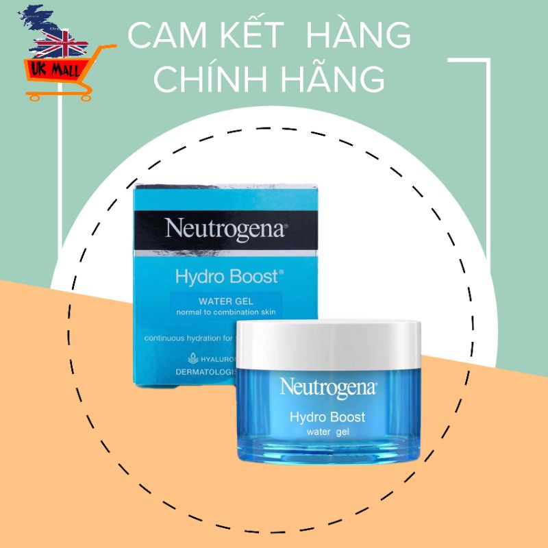 Gel siêu dưỡng ẩm cho da mềm mượt Neutrogena Water Gel Và Gel Cream Hydro Boost