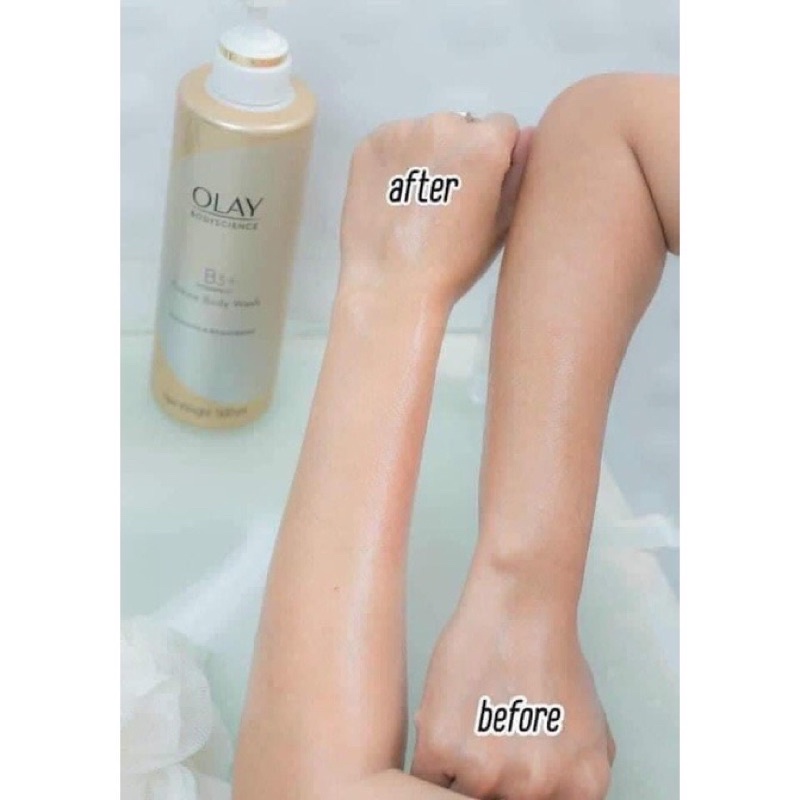 Sữa tắm olay vitamin b3 vit C dưỡng da sáng dần lên hiệu quả rõ rệt bản nội địa trung hàng chuẩn