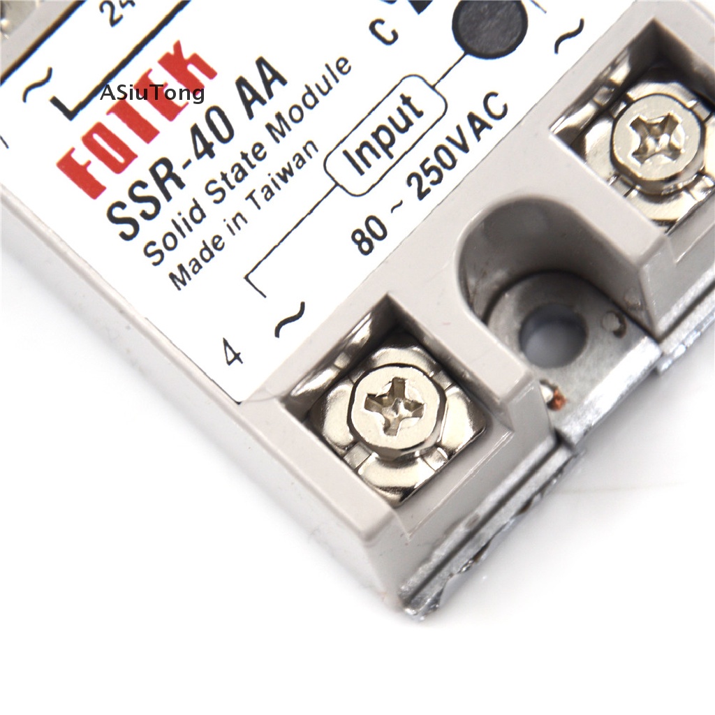 Rơ Le Trạng Thái Học Rắn SSR-40AA-H 40A 80-250V AC TO 90-480V AC SSR 40AA