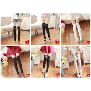 [ĐỌC KỸ MÔ TẢ] Quần tất giả boot nhiều hình dễ thương (Elizabeth, Hello Kitty, Devil, Thỏ, Totoro, Mèo, Sailor Moon)