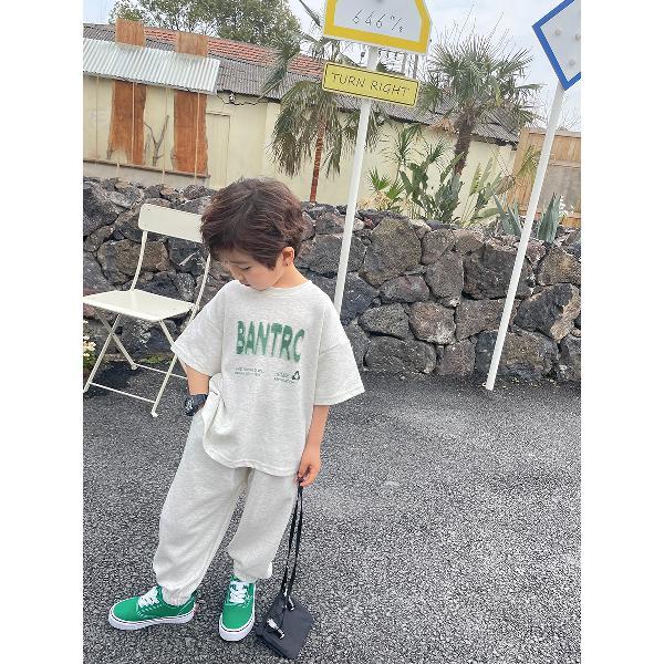 Bộ Áo Thun Tay Ngắn Và Quần Short Hai Mảnh Phong Cách Hàn Quốc Thời Trang Mùa Hè Hàng Mới Dành Cho Bé Trai 2022