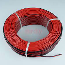 Combo 5 mét dây điện đôi đỏ đen nhỏ