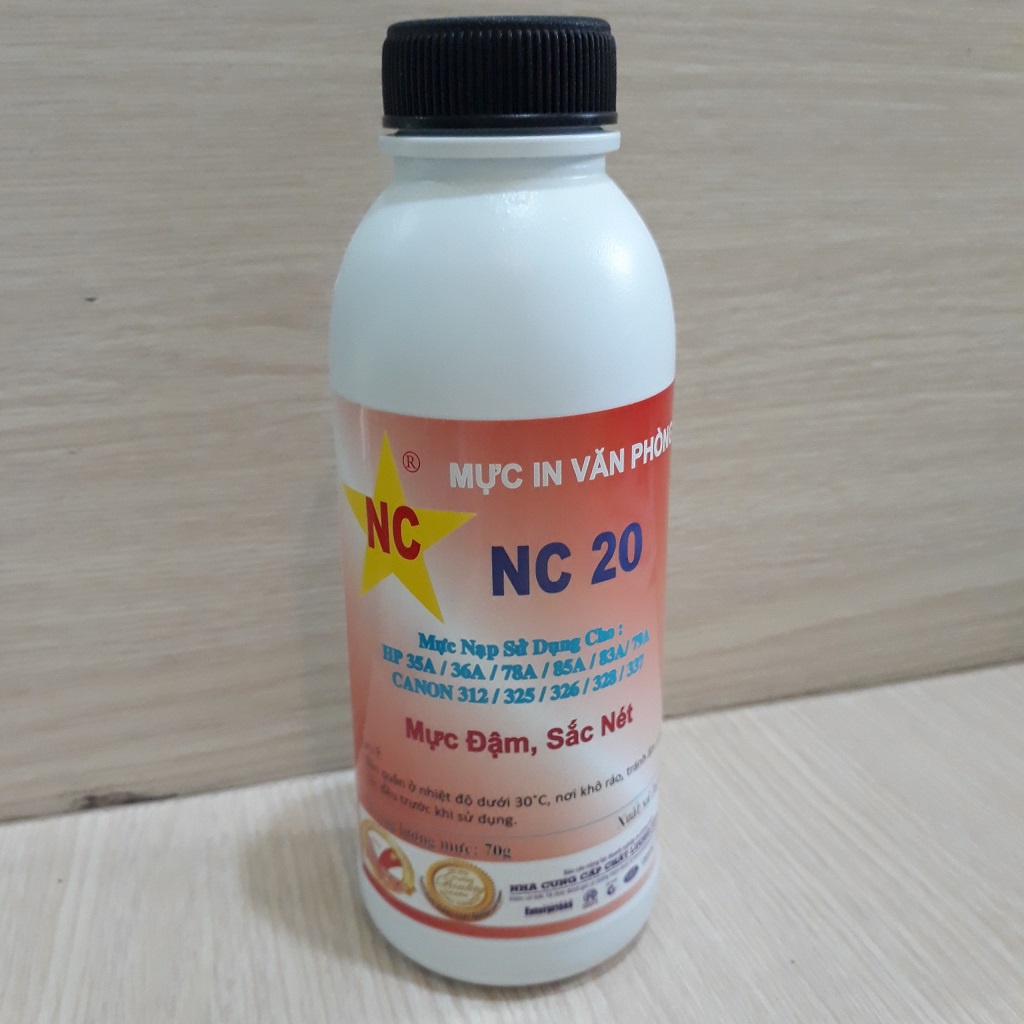 Bình mực nạp máy in LBP 6230dn, 6200, 6200d, 6230dw, 6230 in đậm, đẹp, 80gr. Lọ, hủ, chai mực bơm, đổ hộp mực 326