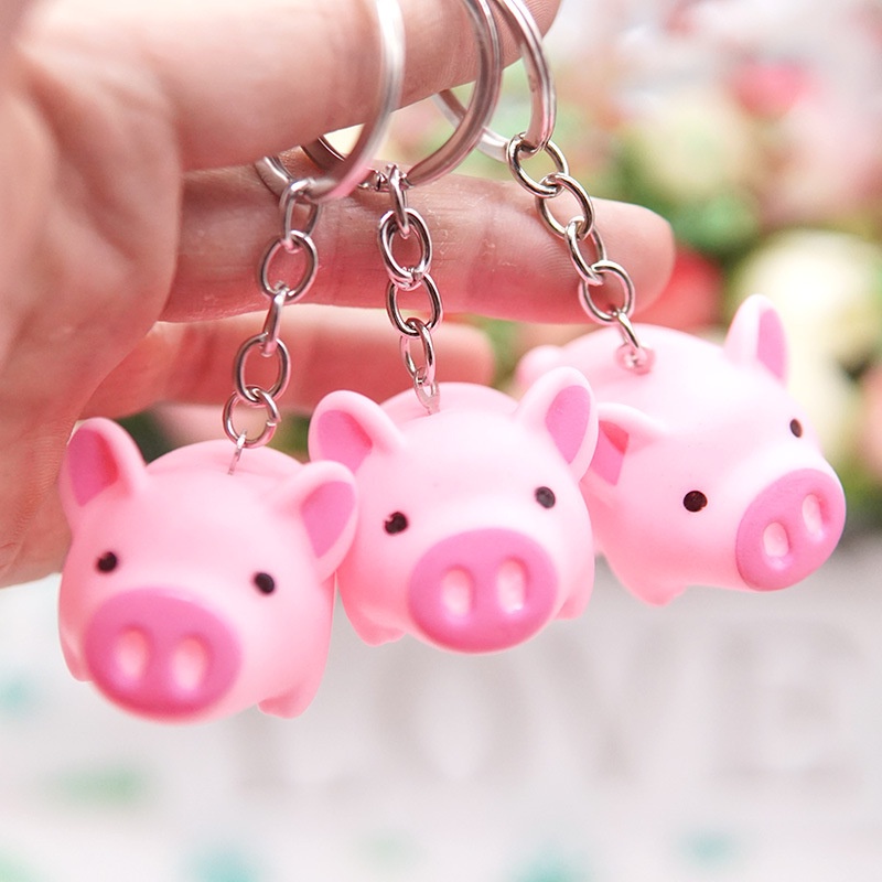 Móc Khóa Heo Hồng Ụt Ịt Dễ Thương DUASHOP