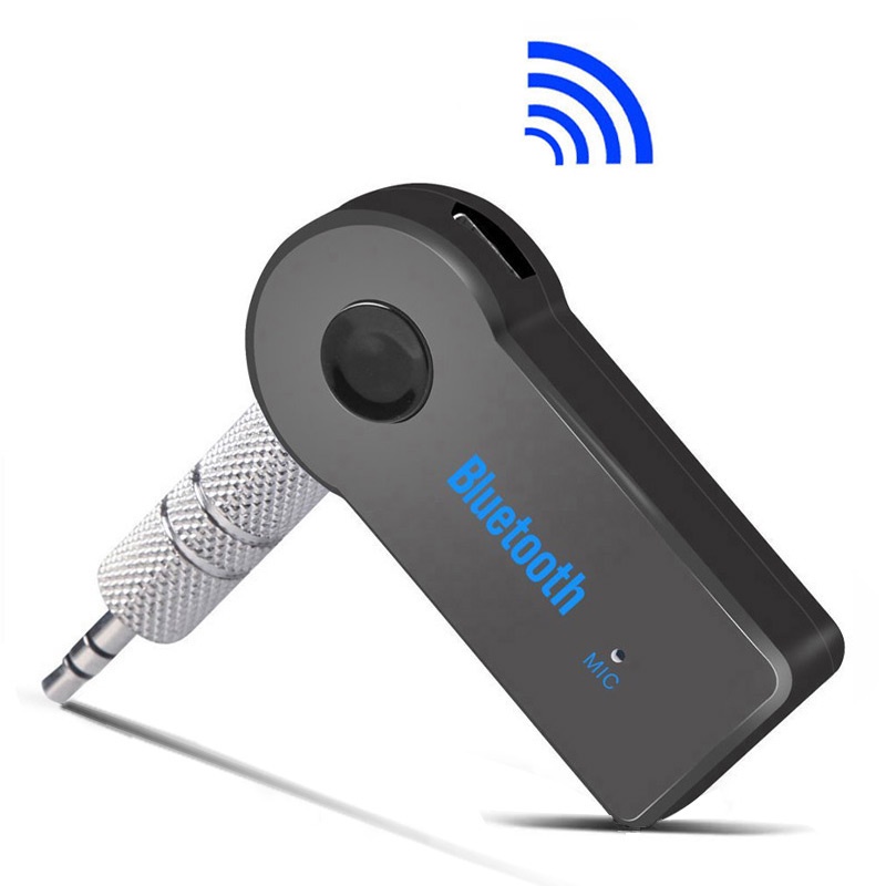 1 Giắc Chuyển Đổi bluetooth 5.0 Không Dây 3.5mm Cho Tai Nghe Nhạc Trên Xe Hơi a2dp