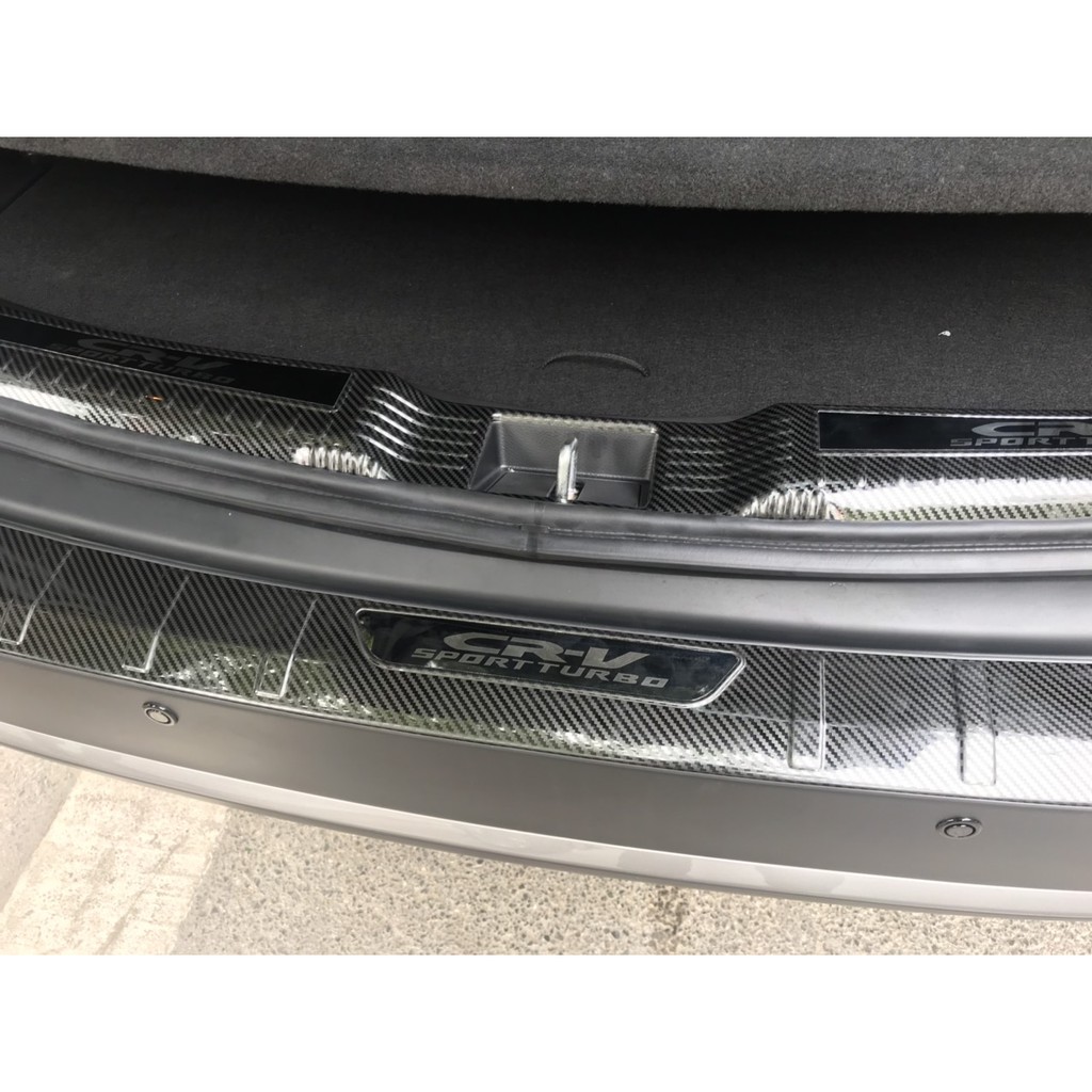 Ốp bậc cửa, bậc cốp Honda CRV 2018 - 2021 Carbon