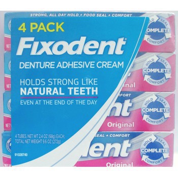 Keo dán răng giả Fixodent