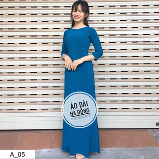 ÁO DÀI TRƠN LỤA NHẬT 2 TÀ
