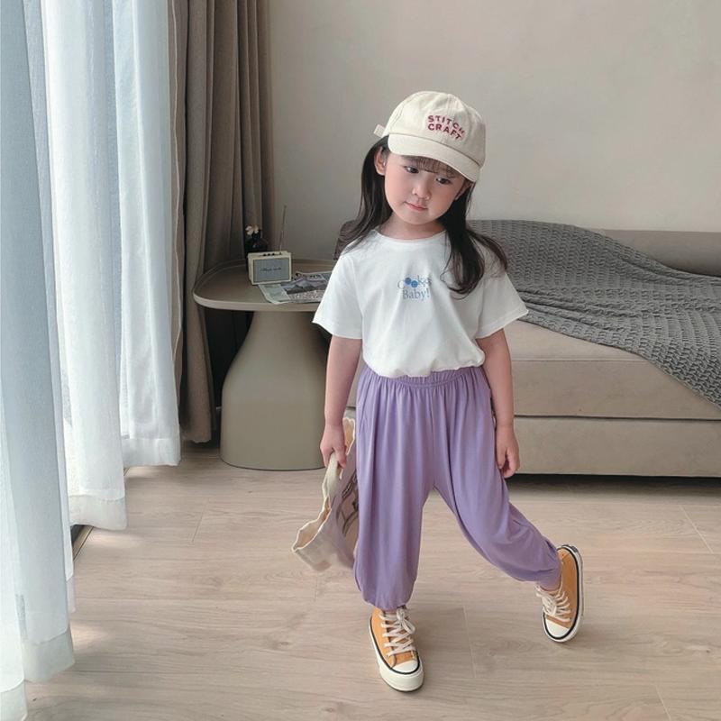 [Babycat] Hàng Có Sẵn Quần Dài Dáng Rộng Chống Muỗi Phong Cách Nhật Hàn Thời Trang Mùa Hè Xuân Hè Giản Dị Dành Cho Bé Gái