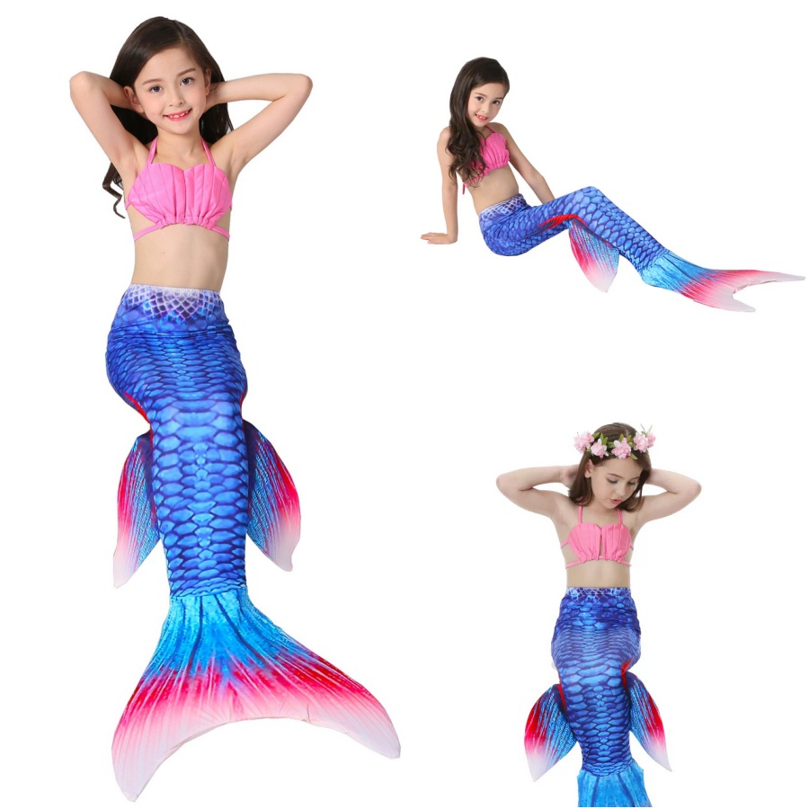 Đồ bơi bikini cho bé gái nàng tiên cá Chất lượng