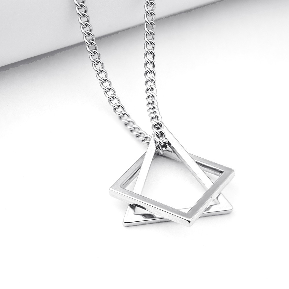 Vòng cổ Hàn Quốc cao cấp Chain Titanium Loose thép Titan Unisex RANE1