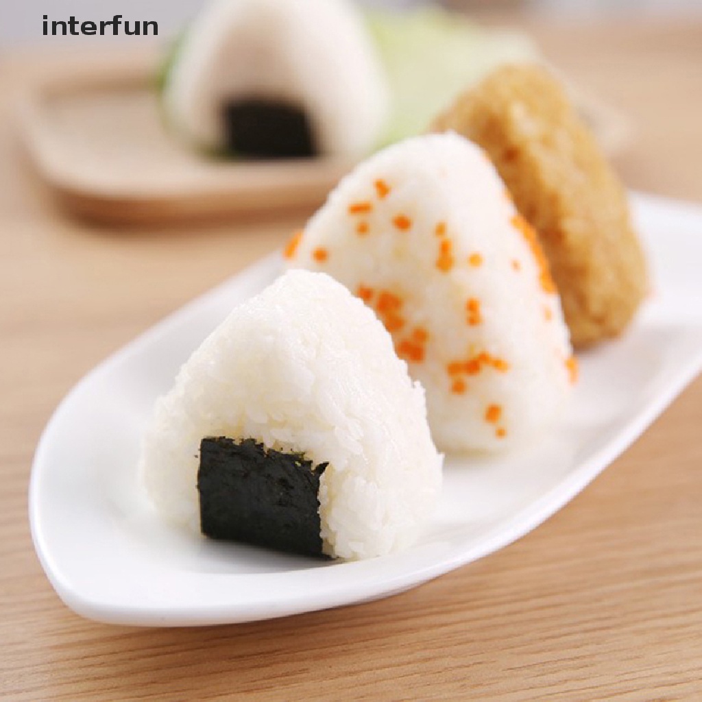 Set 3 Khuôn Làm Sushi Hình Tam Giác DIY