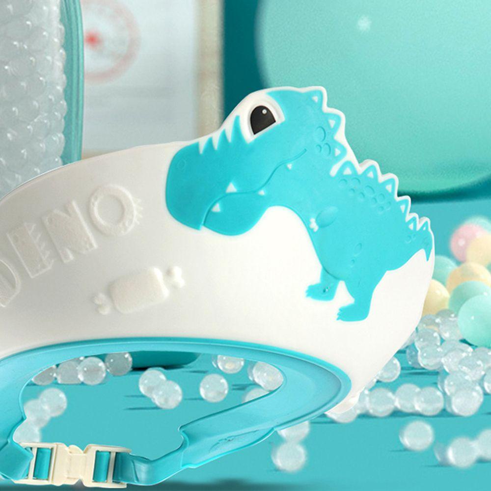 Mũ Gội Đầu Bằng Nhựa Mềm Màu Trơn Chống Thấm Nước Bảo Vệ Mắt Cho Bé