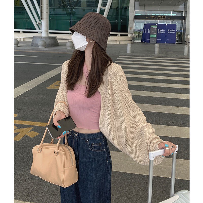 Áo Khoác Cardigan Len Dệt Kim Tay Dài Dáng Rộng Kiểu Hàn Quốc | Smide Clothing