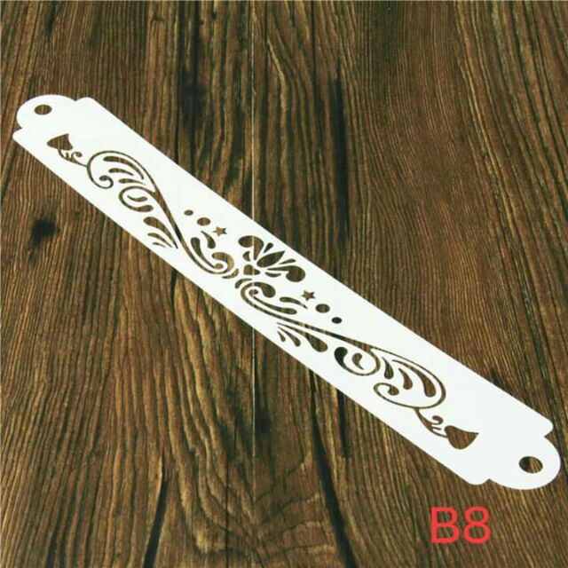 Khuôn vẽ mini dẻo 8*32cm (đường diềm