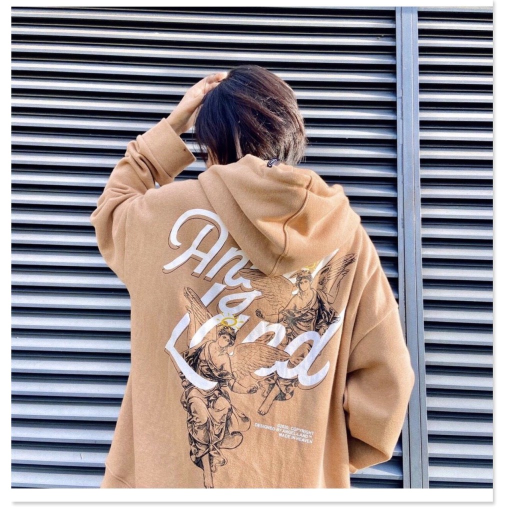 ÁO HOODIE DÂY KÉO NHỮNG CÁNH THIÊN THẦN THỜI TRANG
