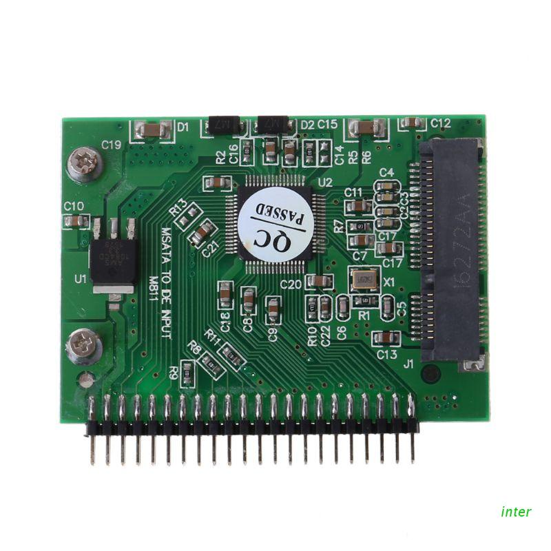 Bộ chuyển đổi ổ cứng MSATA SSD sang 2.5" 44 Pin IDE HDD 2.5 Inch IDE cho máy tính