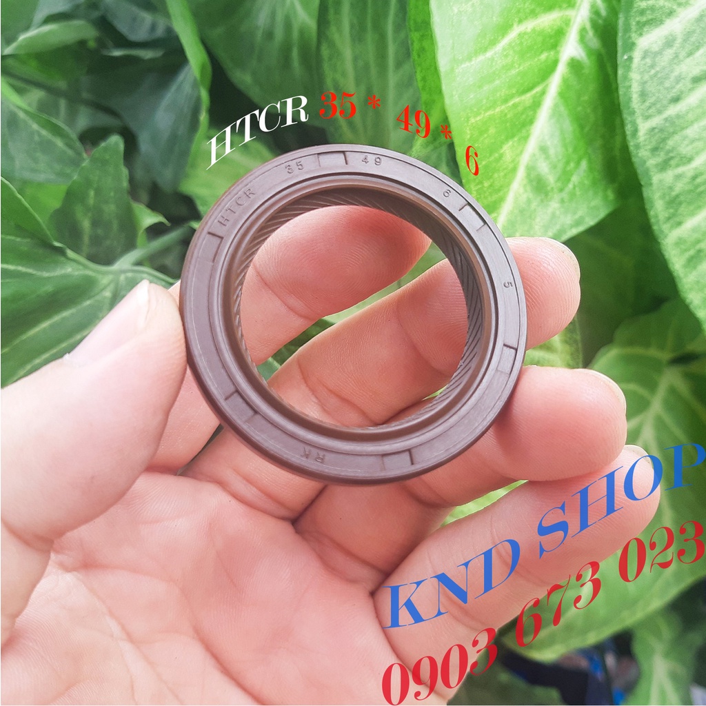Phốt chặn dầu HTCR 35*49*6, Phớt chặn dầu trục cơ láp ngang trên ô tô du lịch Vitara| KND Shops