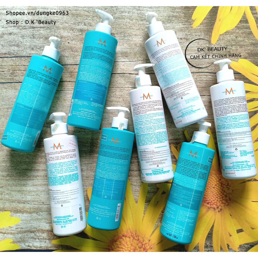 Thanh Lý Gội Xả Moroccanoil Phục Hồi, Dưỡng Ẩm, Suôn Mượt, Tăng Phồng