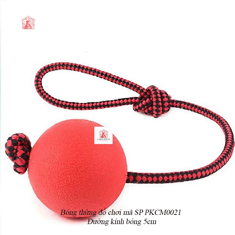 BÓNG THỪNG ĐỒ CHƠI CHO CHÓ MÈO đường kính bóng 5cm