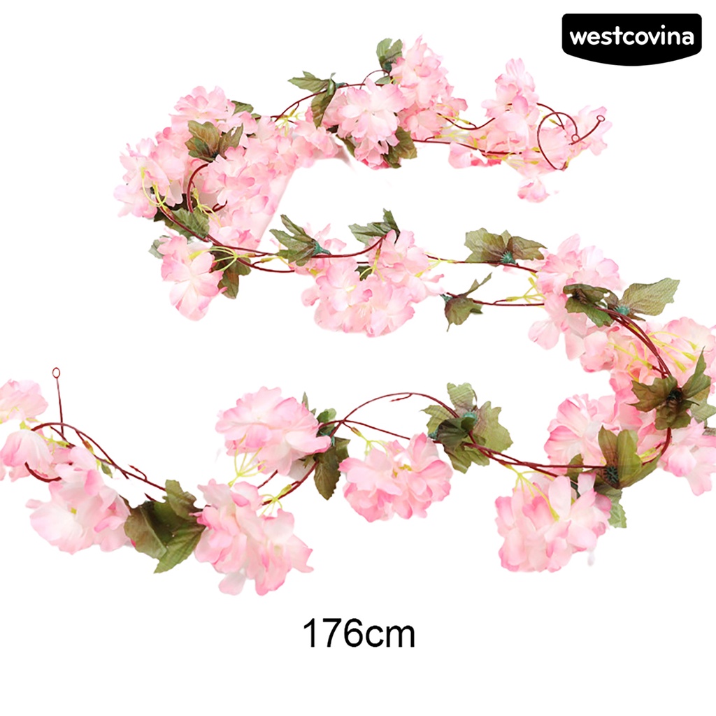 [Hot]⚘Dây Hoa Anh Đào Giả Sinh Động Như Thật Trang Trí Nội Thất DIY