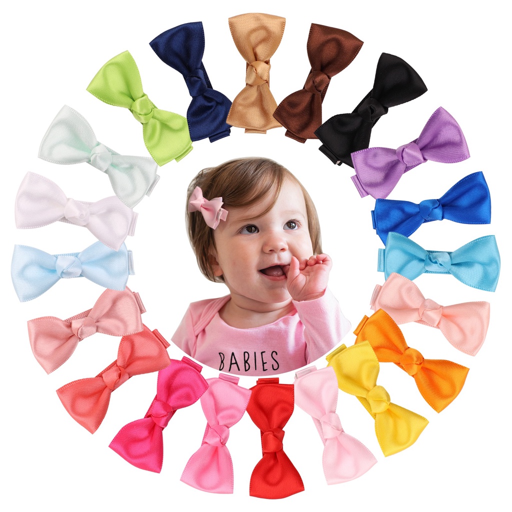 Set 2 kẹp tóc KIDSBOWS hình nơ dễ thương cho bé gái